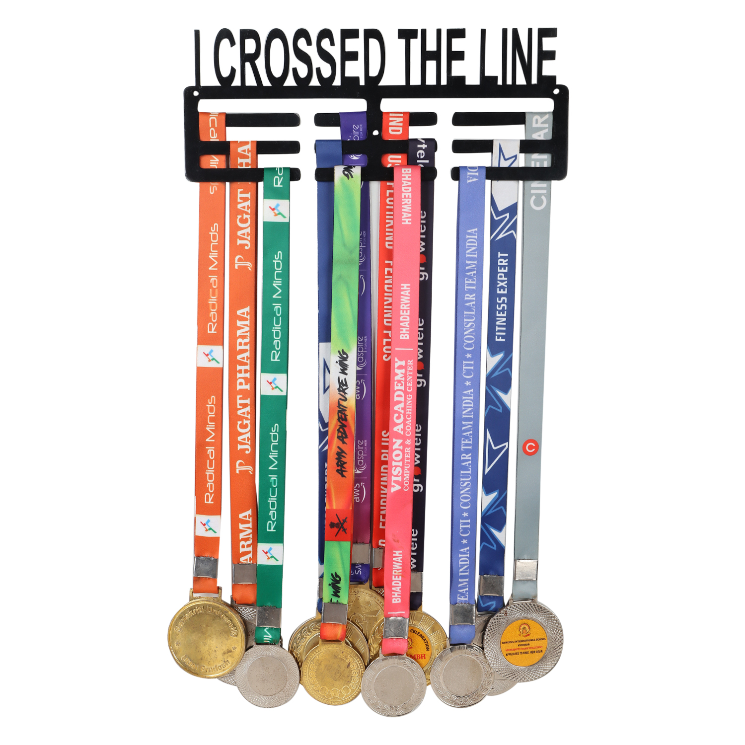I Crossed The Line Medal Hanger