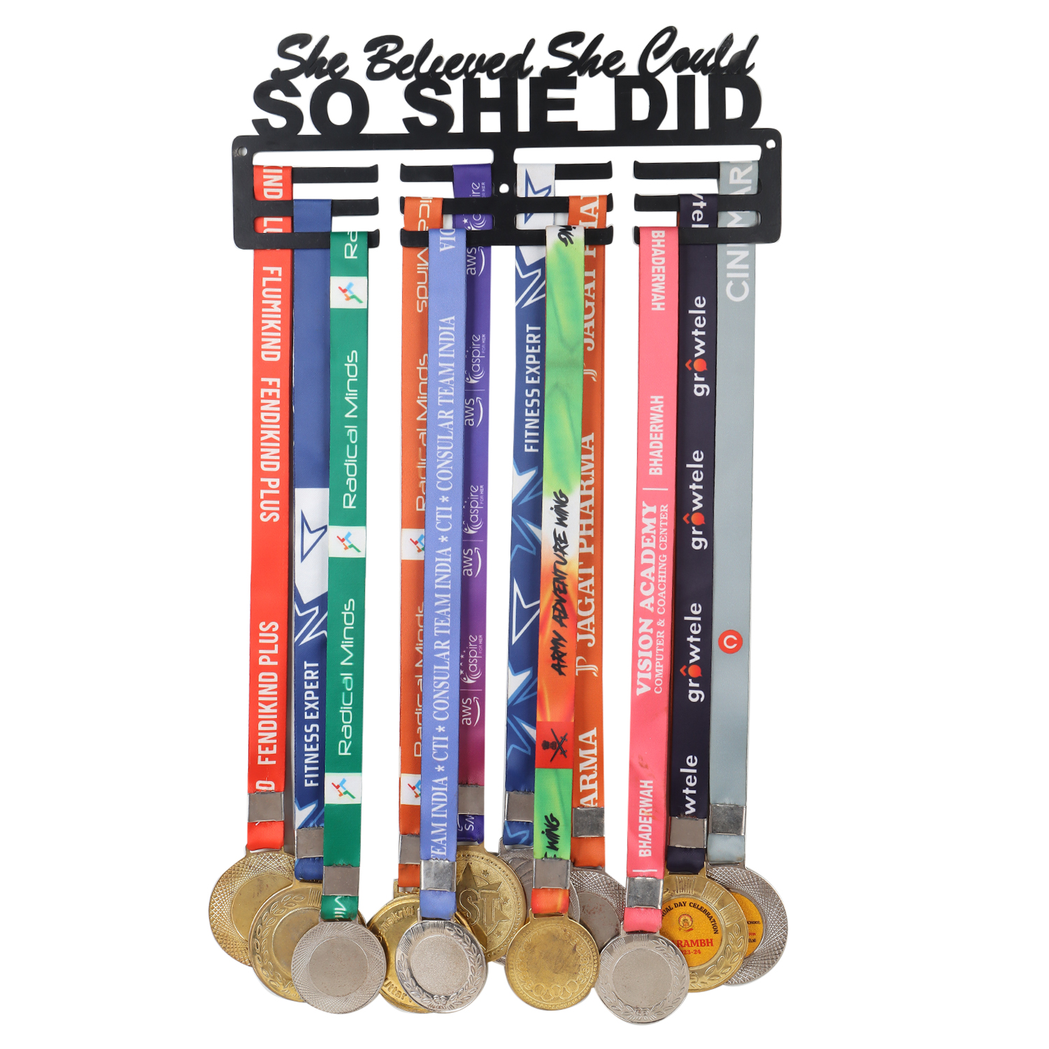 SO SHE DID MEDAL HANGER